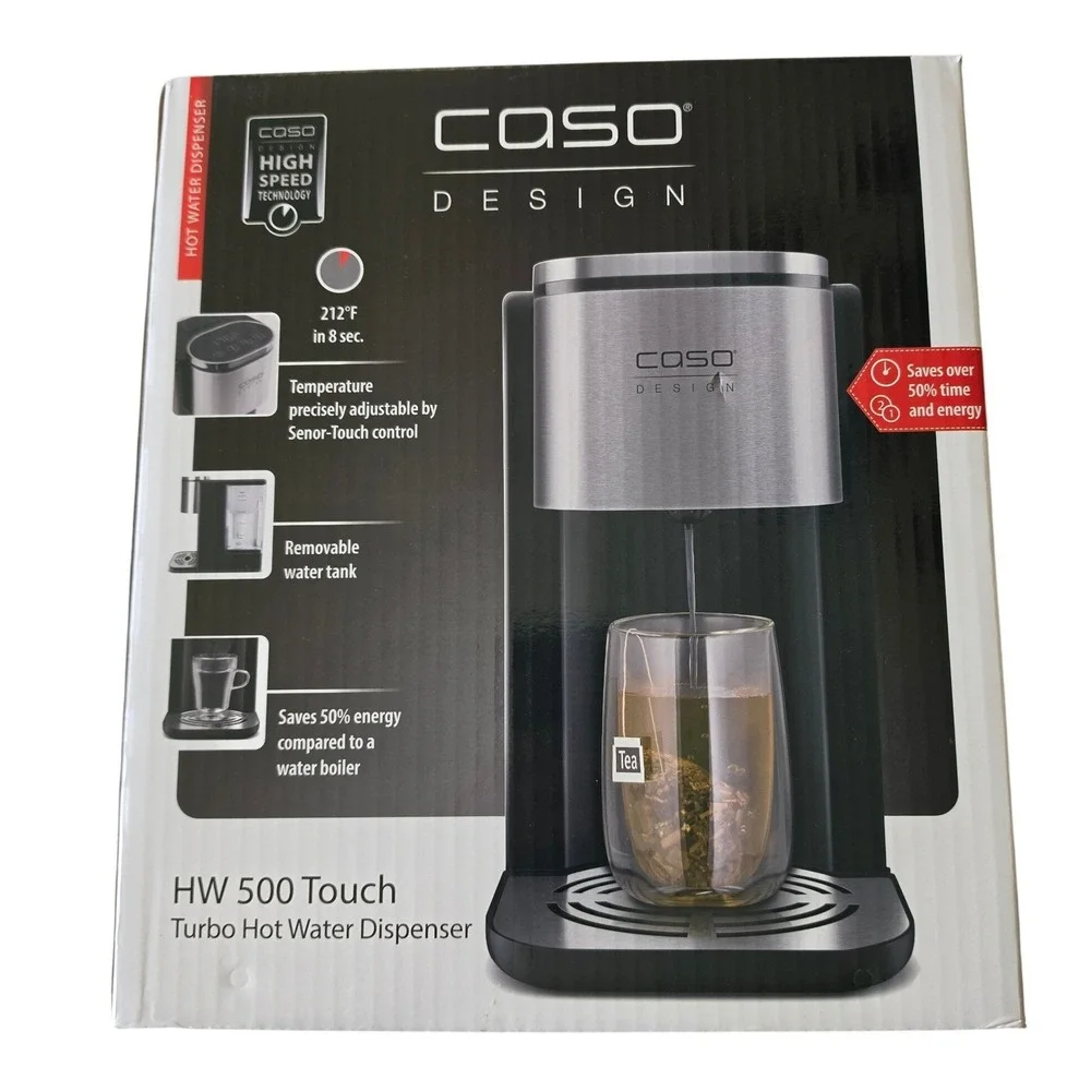 CASO Design HW 500 Touch Turbo Hot Water Dispenser 1800W Stainless Steel 11863